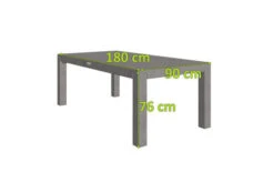 OUTFLEXXEsstisch, Grau, Faserzement, 180 X 90 X 76 Cm, 6 Personen, Witterungsbeständig, Rechteckig -Gartenladen 3 18587.jpg