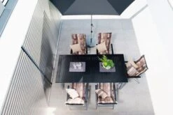 DOPPLER Expert Esstisch, Silber/schwarz, Aluminium, 150-210 X 90 Cm, Ausziehbar -Gartenladen 3 18621.jpg