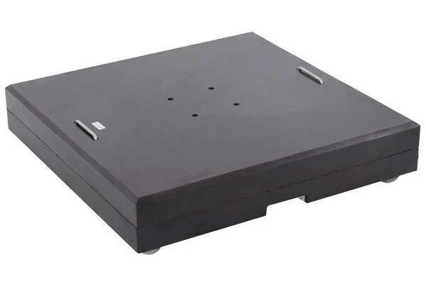 OUTFLEXX Schirmständer, Granit, 70x70x22cm, 150kg, Mit Lenkrollen Und Standfüßen 8 OUTFLEXX Schirmständer, Granit, 70x70x22cm, 150kg, Mit Lenkrollen Und Standfüßen – Bild 6