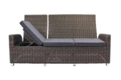 OUTFLEXX Dining 3-Sitzer Sofa, Grau, Polyrattan, 210 X 83 X 110 Cm, Mehrfach Verstellbar 17 OUTFLEXX Dining 3-Sitzer Sofa, Grau, Polyrattan, 210 X 83 X 110 Cm, Mehrfach Verstellbar -Gartenladen 3 18913.jpg