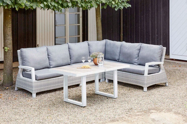 SIENA GARDEN Corido Mittelelement, Ice Grey, Alu / Gardino®-Geflecht, 60x83x88 Cm 5 SIENA GARDEN Corido Mittelelement, Ice Grey, Alu / Gardino®-Geflecht, 60x83x88 Cm – Bild 3