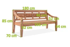 OUTFLEXX Bank, Natur, Recycled FSC®-Teak, 180x70x85cm, Aufwändig Gestaltet, Mit Armlehnen 7 OUTFLEXX Bank, Natur, Recycled FSC®-Teak, 180x70x85cm, Aufwändig Gestaltet, Mit Armlehnen -Gartenladen 3 20297.jpg