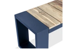 OUTFLEXX Kona Bank, Dark Grey/natur, Alu/recycled FSC®-Teak, 240x40x45cm, Rustikal Gebürstet, U-Gestell -Gartenladen 3 20327.jpg