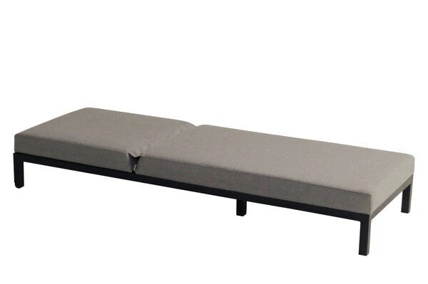 HARTMAN Eva Loungeliege, Flanelle, Sunbrella, 195 X 70 X 31 Cm, Rückenlehne Verstellbar 5 HARTMAN Eva Loungeliege, Flanelle, Sunbrella, 195 X 70 X 31 Cm, Rückenlehne Verstellbar – Bild 3