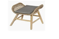 OUTFLEXX Sessel, Rattan Grey, Polyrattan/Akazie, 79,5 X 71,5 X 90 Cm, Inkl. Hocker Und Polster In Braun -Gartenladen 3 21033.jpg