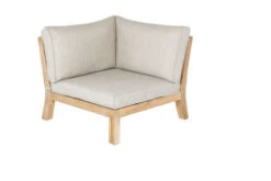 OUTFLEXX Ecklounge, Akazie, 5 Personen, Inkl. Tisch ø 80 Cm Und Polster Aus Olefin In Hellbraun -Gartenladen 3 21036.jpg