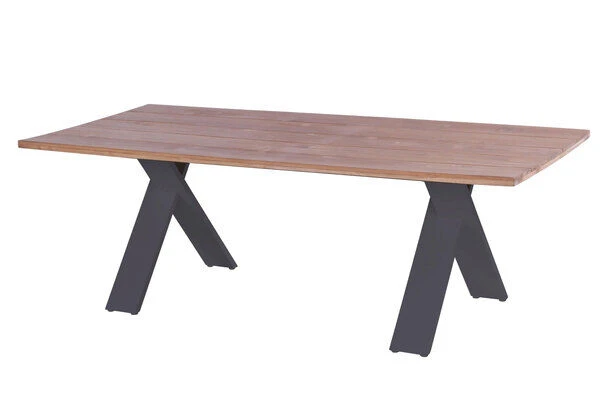 HARTMAN Xanadu / Raffaelo Sitzgruppe, Xerix/anthrazit, Alu/Teakholz, 8 Multipos, 220x100cm 5 HARTMAN Xanadu / Raffaelo Sitzgruppe, Xerix/anthrazit, Alu/Teakholz, 8 Multipos, 220x100cm – Bild 3