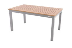 DOPPLER Expert Esstischgarnitur, Silber/Holzoptik/beige, Alu/Textilene, 4x Multipositionssessel, 150-210x90 Cm -Gartenladen 3 21197.jpg