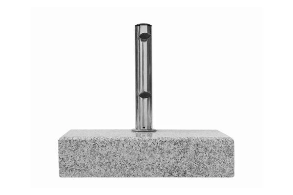 DOPPLER Granitsockel, Grau, Edelstahl/Granit, 25kg, Für Schirmstöcke Von 25-48 Mm 5 DOPPLER Granitsockel, Grau, Edelstahl/Granit, 25kg, Für Schirmstöcke Von 25-48 Mm – Bild 3