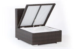 OUTFLEXX Mittelelement, Braun, Polyrattan, Inkl. Polster Und Kissen, Wasserfeste Kissenbox -Gartenladen 3 2393 5 BOX.jpg