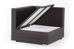 OUTFLEXX Eckelement, Braun, Polyrattan, Inkl. Polster Und Kissen, Wasserfeste Kissenbox 8 OUTFLEXX Eckelement, Braun, Polyrattan, Inkl. Polster Und Kissen, Wasserfeste Kissenbox -Gartenladen 3 2393 6 BOX.jpg