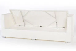 OUTFLEXX 3-Sitzer Sofa, Weiß, Polyrattan, Inkl. Polster Und Wasserfeste Kissenbox 8 OUTFLEXX 3-Sitzer Sofa, Weiß, Polyrattan, Inkl. Polster Und Wasserfeste Kissenbox -Gartenladen 3 2511 1 BOX.jpg
