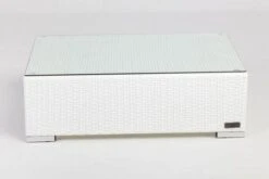 OUTFLEXX Kaffeetisch, Weiß, Polyrattan, 95x65cm, Inkl. Glasplatte 10 OUTFLEXX Kaffeetisch, Weiß, Polyrattan, 95x65cm, Inkl. Glasplatte -Gartenladen 3 2511 9.jpg