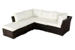 OUTFLEXX Loungemöbel-Set, Braun Marmoriert, Polyrattan, Für 5 Personen, Wasserfeste Kissenbox -Gartenladen 3 7759 BOX A.jpg