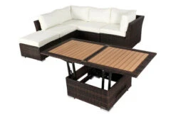 OUTFLEXX Loungemöbel-Set, Braun Marmoriert, Polyrattan, Inkl. Loungetisch, Für 5 Personen, Wasserfeste Kissenbox 20 OUTFLEXX Loungemöbel-Set, Braun Marmoriert, Polyrattan, Inkl. Loungetisch, Für 5 Personen, Wasserfeste Kissenbox -Gartenladen 3 7759 BOX D.jpg