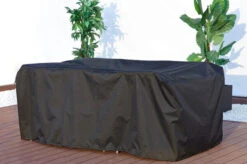 OUTFLEXX Premium Abdeckhaube Für Esstischgarnitur, Schwarz, 282x124x83 Cm, Wasserbeständig 9 OUTFLEXX Premium Abdeckhaube Für Esstischgarnitur, Schwarz, 282x124x83 Cm, Wasserbeständig -Gartenladen 3 7933.jpg