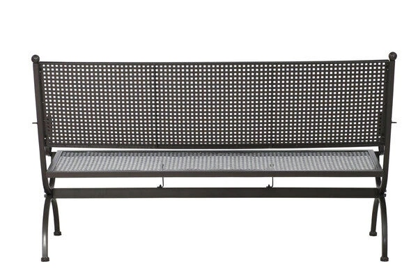 MBM Bank Romeo, Marone, Schmiedeeisen Verzinkt, Pulverbeschichtet, 3-Sitzer, 171x101x68 Cm 6 MBM Bank Romeo, Marone, Schmiedeeisen Verzinkt, Pulverbeschichtet, 3-Sitzer, 171x101x68 Cm – Bild 4