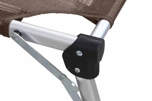 SIENA GARDEN Sole XXL Klappliege Alu / Ranotex®-Gewebe, Silber/taupe, 226x70x105 Cm, Klapp- Und Verstellbar 6 SIENA GARDEN Sole XXL Klappliege Alu / Ranotex®-Gewebe, Silber/taupe, 226x70x105 Cm, Klapp- Und Verstellbar – Bild 4