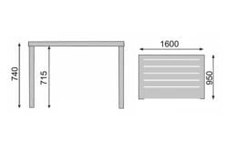 KETTLER GranadaTisch, Silber, Alu/FSC-Teak, 160x95 Cm, 0301221-0100 11 KETTLER GranadaTisch, Silber, Alu/FSC-Teak, 160x95 Cm, 0301221-0100 -Gartenladen 4 13441.jpg