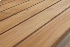 OUTFLEXX Gartenbank, FSC-Teakholz/Edelstahl, 3-Sitzer, 160x55x80cm -Gartenladen 4 13536.jpg