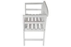 VILLANA Gartenbank, Weiß, Akazienholz, 128 X 54 X 81 Cm, 2 Personen -Gartenladen 4 13853.jpg