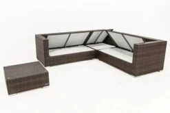 OUTFLEXX Loungemöbel-Set, Braun Marmoriert, 6 Pers, Polyrattan, Wasserfeste Kissenbox -Gartenladen 4 16069 BOX A.jpg
