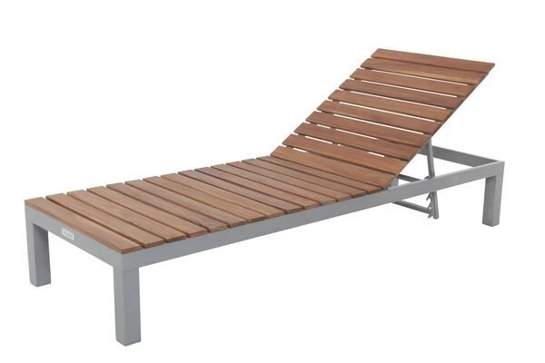 VILLANA Gartenliege, Alu / FSC-Akazienholz, 200 X 70 X 33 Cm, 4-Stufen Verstellbar 10 VILLANA Gartenliege, Alu / FSC-Akazienholz, 200 X 70 X 33 Cm, 4-Stufen Verstellbar – Bild 8