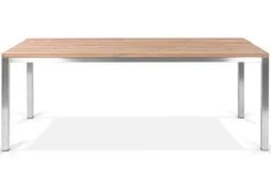 STERN Polaris Esstischgruppe, Silbergrau, Edelstahl/recycled Teak, Tisch 200 X 100 Cm, 6 Stapelsessel 12 STERN Polaris Esstischgruppe, Silbergrau, Edelstahl/recycled Teak, Tisch 200 X 100 Cm, 6 Stapelsessel -Gartenladen 4 18095.jpg