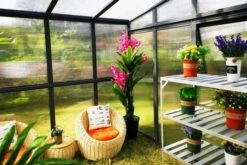 OUTFLEXX Gewächshaus, Anthrazit, Alu/Polycarbonat, 271x271x241/180cm, 4 Fenster, 10 Mm Wandstärke -Gartenladen 4 18177.jpg