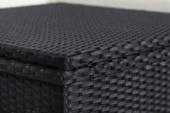 OUTFLEXX Loungemöbel-Set, Schwarz, Polyrattan, 5 Personen, Wasserfeste Kissenbox, Inkl. Loungetisch -Gartenladen 4 18226 BOX D.jpg