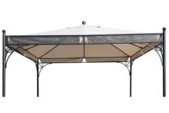 OUTFLEXX Ersatzdach Für Siena Garden Pavillon Korfu, Natur, Polyester PU-beschichtet, 350x350cm 12 OUTFLEXX Ersatzdach Für Siena Garden Pavillon Korfu, Natur, Polyester PU-beschichtet, 350x350cm -Gartenladen 4 18343.jpg