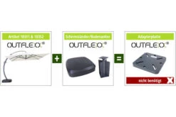 OUTFLEXX Luxus Ampelschirm, Anthrazit/creme, Edelstahl/Aluminium, 350x350cm, Inkl. Schirmständer Und Schutzhülle 20 OUTFLEXX Luxus Ampelschirm, Anthrazit/creme, Edelstahl/Aluminium, 350x350cm, Inkl. Schirmständer Und Schutzhülle -Gartenladen 4 18351.jpg