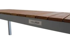 VILLANA Bank, Alu Pulverbeschichtet / FSC Akazienholz, 3 Personen, 165 X 40 X 45 Cm -Gartenladen 4 18381.jpg