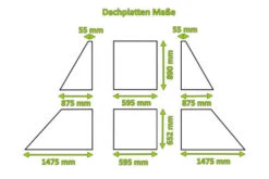 OUTFLEXX Ersatzdach Für Pavillon, Transparent, Polycarbonatplatten, 3x3,6m 9 OUTFLEXX Ersatzdach Für Pavillon, Transparent, Polycarbonatplatten, 3x3,6m -Gartenladen 4 18403 1.jpg