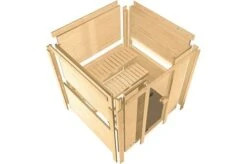 KARIBU Massivholzsauna Mojave, Fichtenholz 40mm, Fronteinstieg, Ca. 3,6m² -Gartenladen 4 18441 6.jpg