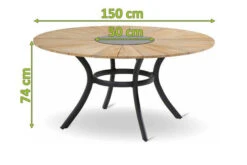 HARTMAN Provence Esstisch, Xerix/natur, Alu/Teak, Ø150cm, Inkl. Eiskühler 9 HARTMAN Provence Esstisch, Xerix/natur, Alu/Teak, Ø150cm, Inkl. Eiskühler -Gartenladen 4 18676.jpg