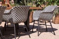 HARTMAN Delphine Armlehnensessel, Schwarz/weiß, Alu/Kunststoff -Gartenladen 4 18696.jpg