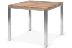 STERN Cardiff Esstischgruppe, Silber/silbergrau, Edelstahl/Teak, Tisch 90 X 90 Cm, 4 Stapelsessel 13 STERN Cardiff Esstischgruppe, Silber/silbergrau, Edelstahl/Teak, Tisch 90 X 90 Cm, 4 Stapelsessel -Gartenladen 4 19769.jpg