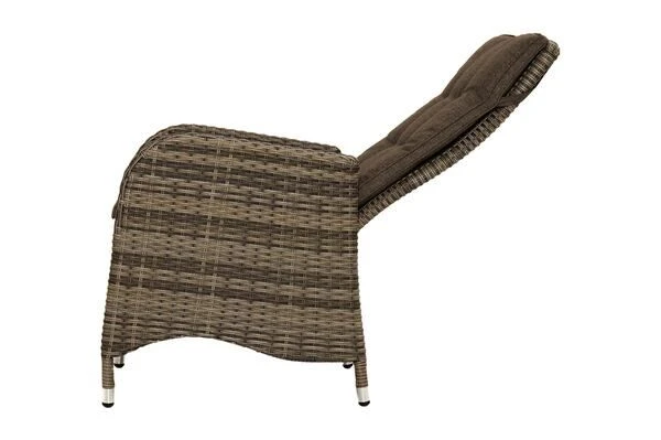 Ploß Rabida Dining Sessel, Champagner-meliert, Polyrattan, 60x68x111 Cm, Verstellbar, Inkl. Polster 6 Ploß Rabida Dining Sessel, Champagner-meliert, Polyrattan, 60x68x111 Cm, Verstellbar, Inkl. Polster – Bild 4