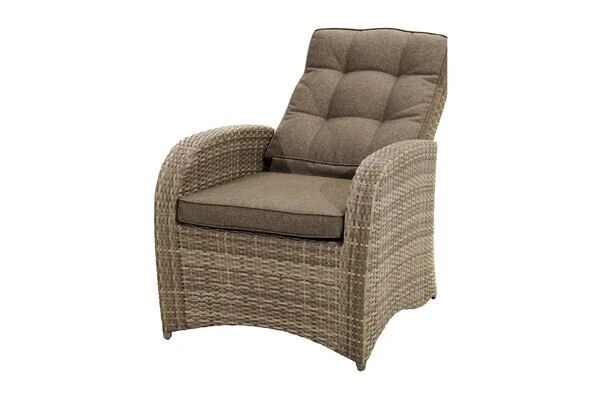 Ploß Rabida Comfort Dining / Lounge Sessel, Champagner-meliert, Polyrattan, 73x85x112 Cm, Verstellbar 6 Ploß Rabida Comfort Dining / Lounge Sessel, Champagner-meliert, Polyrattan, 73x85x112 Cm, Verstellbar – Bild 4