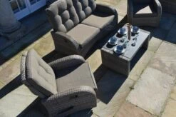 Ploß Rabida Couchtisch, Champagner-meliert, Polyrattan, 97x60x44 Cm, Glasplatte In Steinoptik -Gartenladen 4 20171.jpg