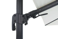 OUTFLEXX Ampelschirm, Anthrazit/creme, Alu/Polyester, 350x350cm, Inkl. Plattenständer 13 OUTFLEXX Ampelschirm, Anthrazit/creme, Alu/Polyester, 350x350cm, Inkl. Plattenständer -Gartenladen 4 20362.jpg