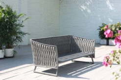 OUTFLEXX Oranger Blossom Lounge-Set, Anthrazit, Alu/XL Geflecht, 4-teilig, Inkl. Sitz- Und Rückenkissen, Tisch 120 X 70 X 42 Cm -Gartenladen 4 20569.jpg