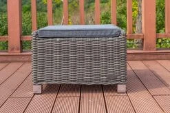 OUTFLEXX Hocker, Grau, Polyrattan, 54 X 63 X 41 Cm, Inkl. Polster -Gartenladen 4 20657.jpg