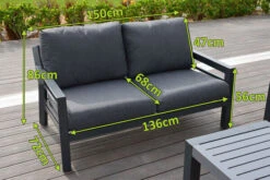 OUTFLEXX 2-Sitzer Sofa, Anthrazit, Olefin/Alu -Gartenladen 4 20852.jpg