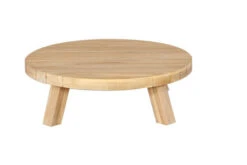 OUTFLEXX Ecklounge, Akazie, 5 Personen, Inkl. Tisch ø 80 Cm Und Polster Aus Olefin In Hellbraun -Gartenladen 4 21036.jpg