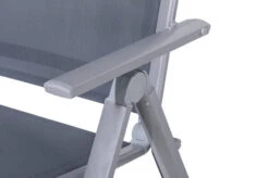 OUTFLEXX Multipositionssessel, Silber/grau, Alu/Textilene, 70x58x106cm 11 OUTFLEXX Multipositionssessel, Silber/grau, Alu/Textilene, 70x58x106cm -Gartenladen 4 21309.jpg
