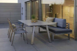 STERN New Holly Dining-Bank/Liege, Silbergrau, Edelstahl, 216x77x73 Cm, Inkl. Polster Schiefergrau -Gartenladen 4 21894.jpg