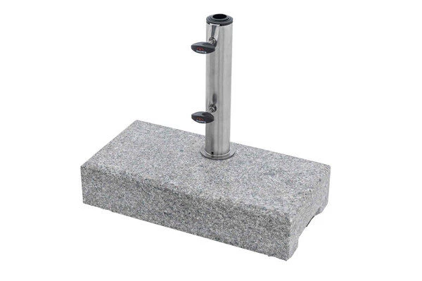 DOPPLER Granitsockel, Grau, Edelstahl/Granit, 25kg, Für Schirmstöcke Von 25-48 Mm 6 DOPPLER Granitsockel, Grau, Edelstahl/Granit, 25kg, Für Schirmstöcke Von 25-48 Mm – Bild 4