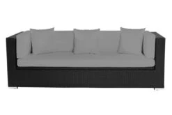 OUTFLEXX Dreisitzer-Sofa, Schwarz, Polyrattan, 210x85x70cm, Inkl. Polster + Wasserfeste Kissenbox -Gartenladen 4 2392 1 BOX.jpg